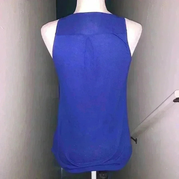 Express royal blue zip tank size XS - Picture 5 of 5